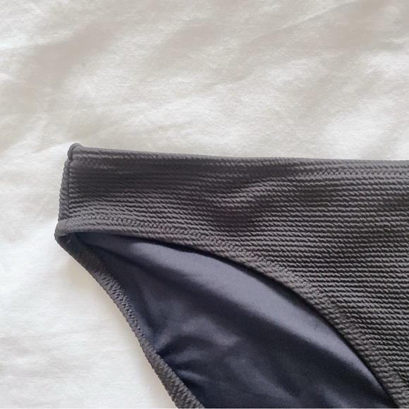 Old Navy Low-rise classic pucker bikini swim bottoms XXL black bathing suit - Picture 6 of 15